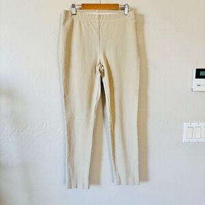 Karen Kane pull on cream pants size S